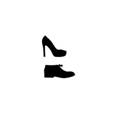 women's and men's shoes icon