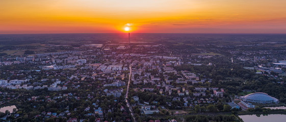 Sunset in Poland, Mazovia
