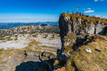 Hike on the Hohe Ifen in the Kleinwalsertal