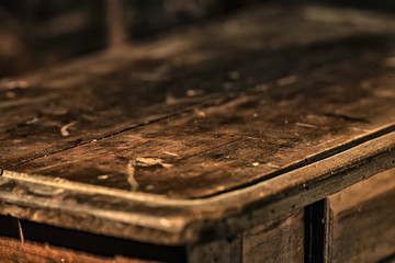 old wooden table for a background