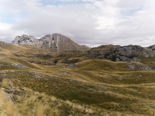 Landscape of Durmitor National Park. Montenegro