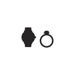 watch and ring icon