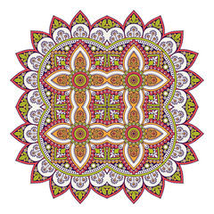 Vector colorful Mandala
