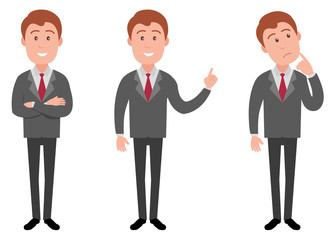 Manager character illustration