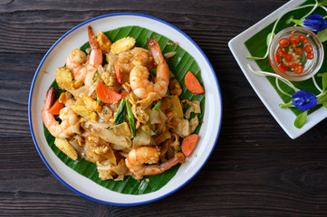 Fried Noodle In Soy Sauce.