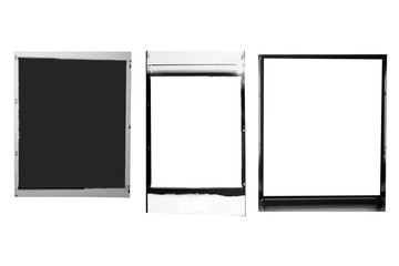 Medium format 120 film frame.With white space.