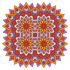Vector colorful Mandala