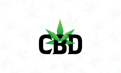 CBD Logo Design Ideas, Marijuana & CBD Logo Design Template.