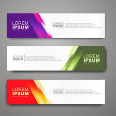 Fototapeta premium Vector abstract web banner design template with halftone pattern.