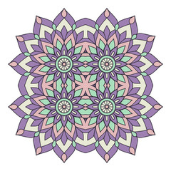 Vector colorful Mandala