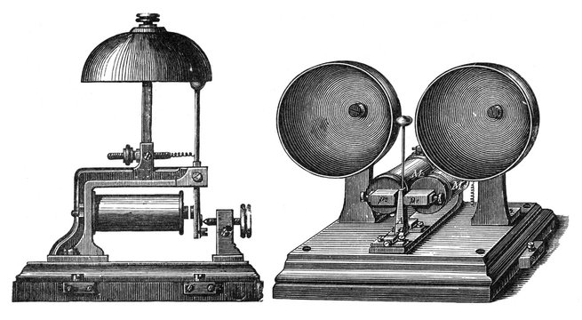 transformer Electricity machine (alternating current) / Antique engraved illustration from Brockhaus Konversations-Lexikon 1908