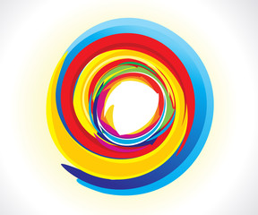 abstract artistic creative colorful circle