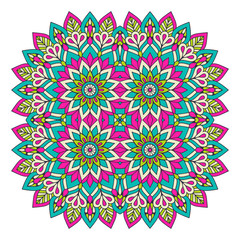 Vector colorful Mandala