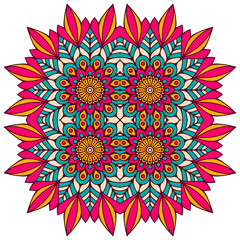Vector colorful Mandala