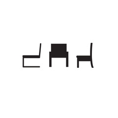 chair icon vector