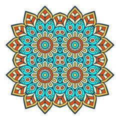 Vector colorful Mandala