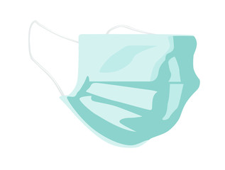 medical surgical face masks realistic vector illustration isolated