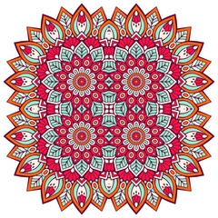 Vector colorful Mandala