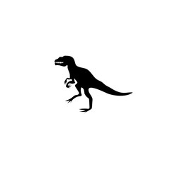 Obraz na płótnie Canvas dinosaur icon vector