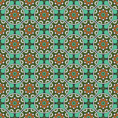 Vintage floral seamless pattern