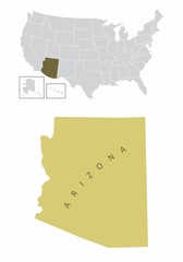 Arizona State map
