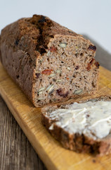 bread, food, brown, baked, cake, slice,