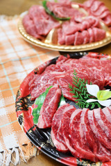 焼肉用の牛肉