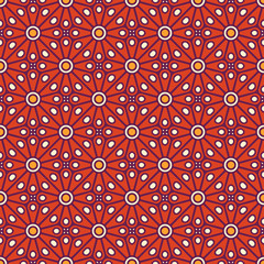 Vintage floral seamless pattern