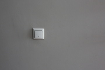 light switch on wall