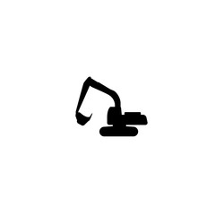 construction excavator icon