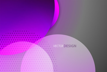 Abstract circles, modern background, neon bubbles motion techno design for Wallpaper, Banner, Background, Card, Book Illustration, landing page