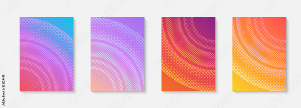 Poster minimal vector abstract cover notebook design. planner and diary cover for print. abstract design fo