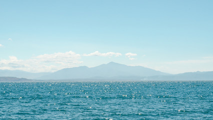 Fototapeta na wymiar Beautiful Landscape from the boat