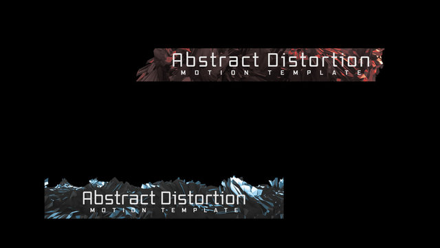 Abstract Distortion Lower Third
