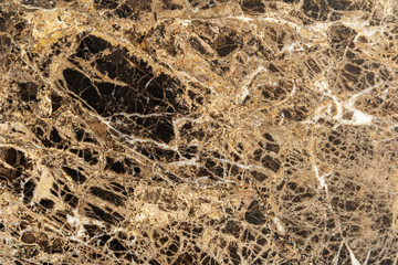 Abstract background from brown marble texture with scratched and cracked.