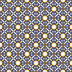 Vintage floral seamless pattern