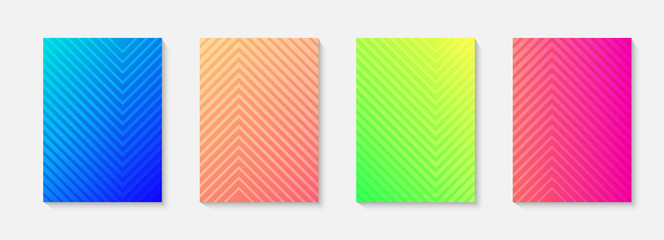 Minimal vector abstract cover notebook design. Planner and diary cover for print. Abstract design for copybook brochures and school books. Notebook paper. Brochure, book, magazine template