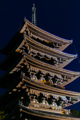 夜空の五重塔 (Japan - Nara - Kofuku-ji Temple)