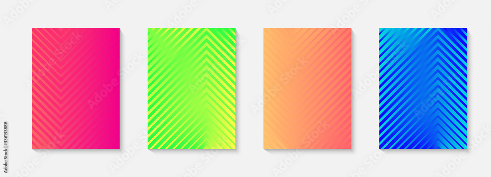 Poster minimal vector abstract cover notebook design. planner and diary cover for print. abstract design fo