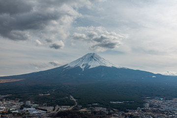 Fototapeta na wymiar mount fuji in japan
