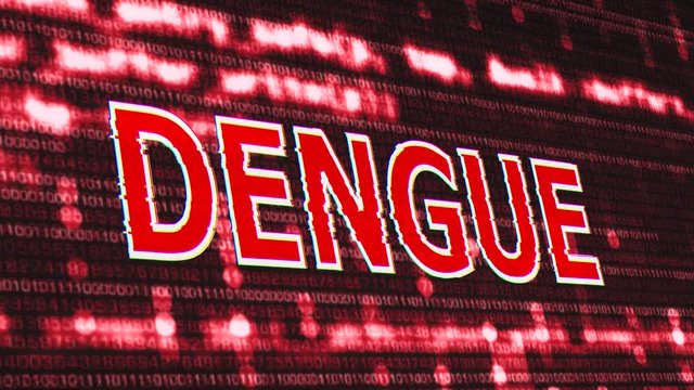 4K Dengue Corrupted Signal Notification Display