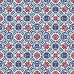 Vintage floral seamless pattern