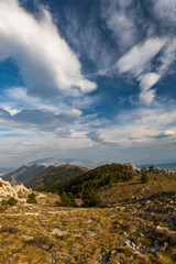 Amazing view from the mountain, Dalmatia, Croatia