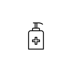 hand sanitizer icon vector illustration