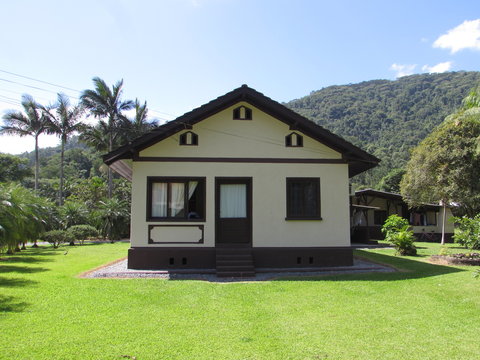 Typical German settler house in Brazil (Casa Alem&atilde;), at Timb&oacute; state of Santa Catarina