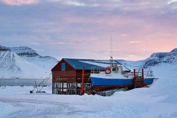 Statek na śniegu © Mirosaw
