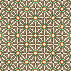 Vintage floral seamless pattern