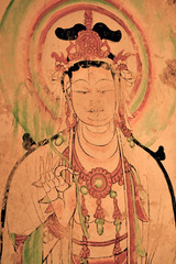 Ancient art murals of Dunhuang Grottoes in China