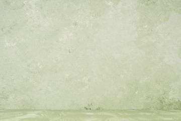 Naklejka premium blank green textured wall background