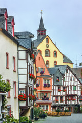 Obraz premium Street in Bernkastel-Kues, Germany